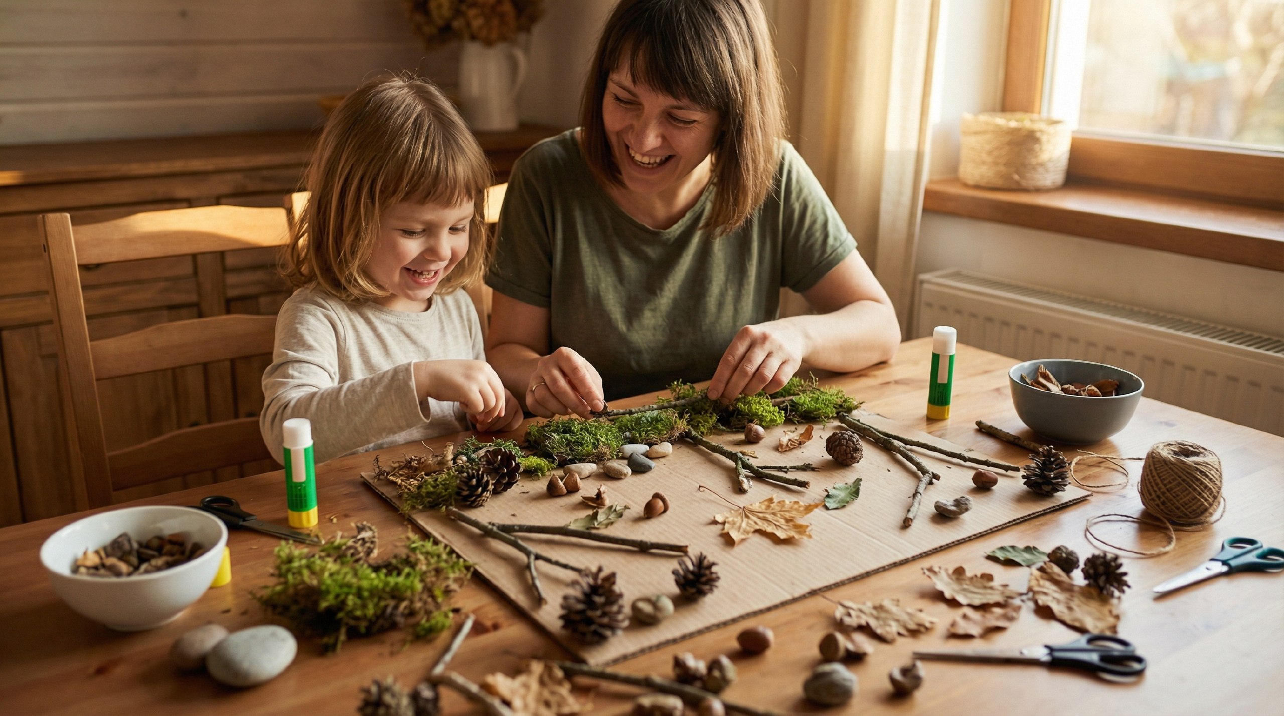 tvoření z přírodních materiálů